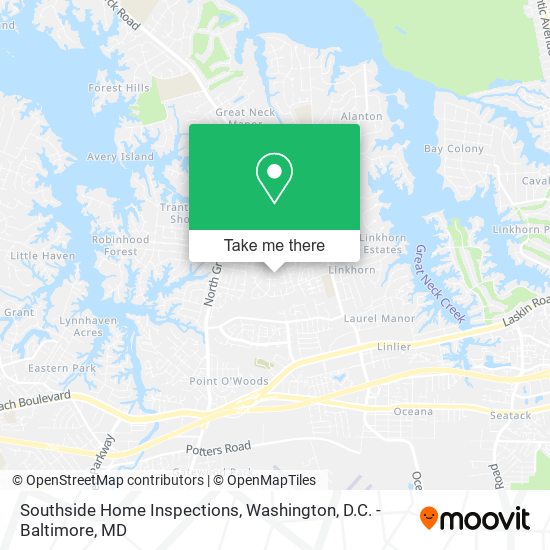 Southside Home Inspections map