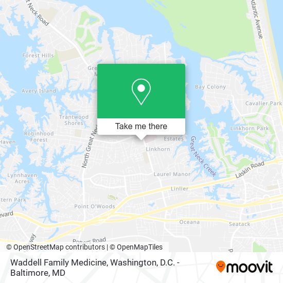 Waddell Family Medicine map