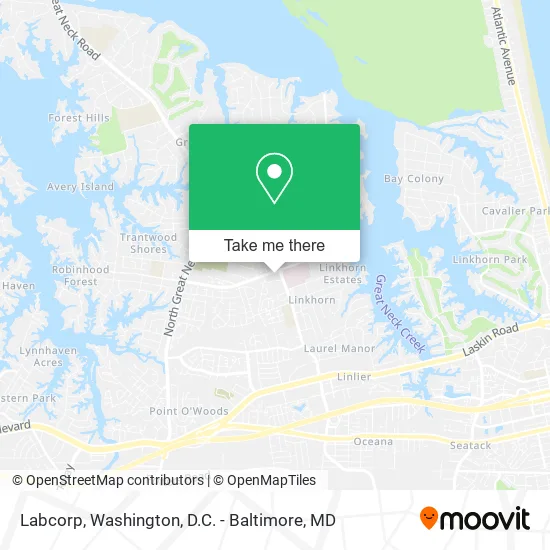 Labcorp map