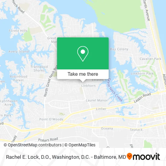 Rachel E. Lock, D.O. map