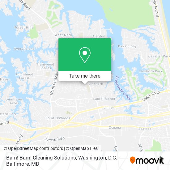 Bam! Bam! Cleaning Solutions map