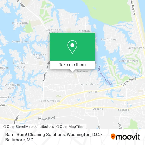 Mapa de Bam! Bam! Cleaning Solutions