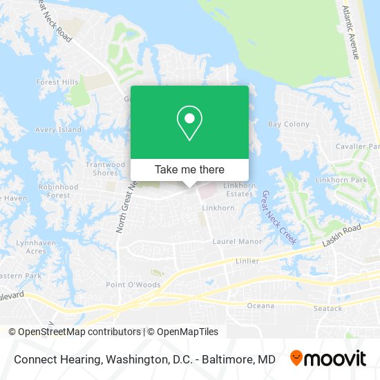 Connect Hearing map