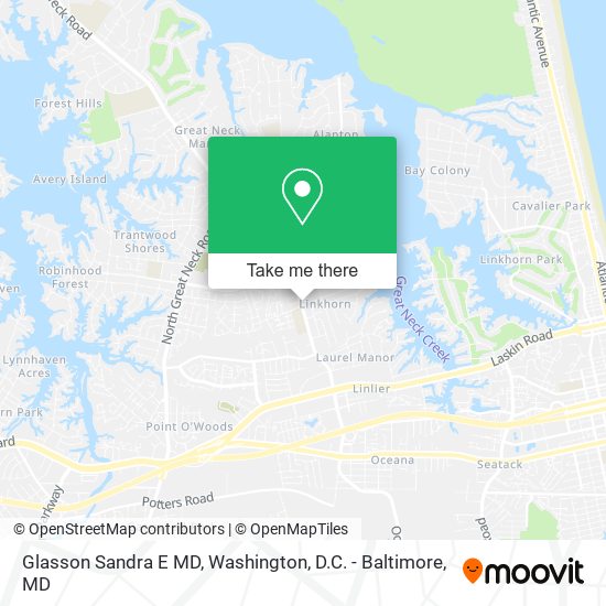 Glasson Sandra E MD map