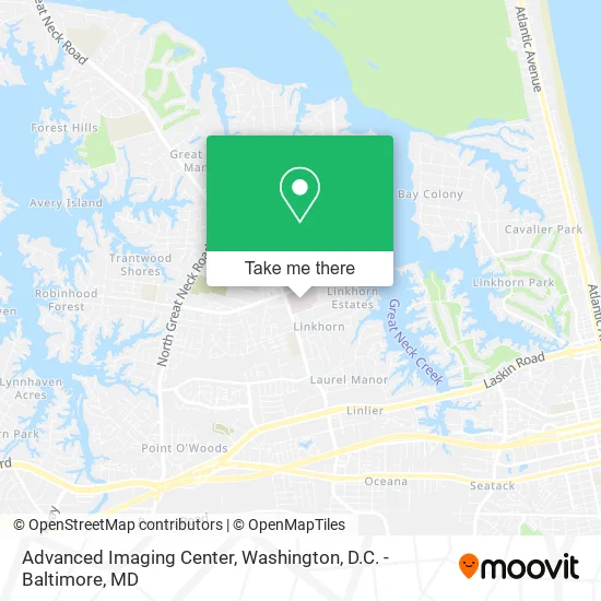 Advanced Imaging Center map