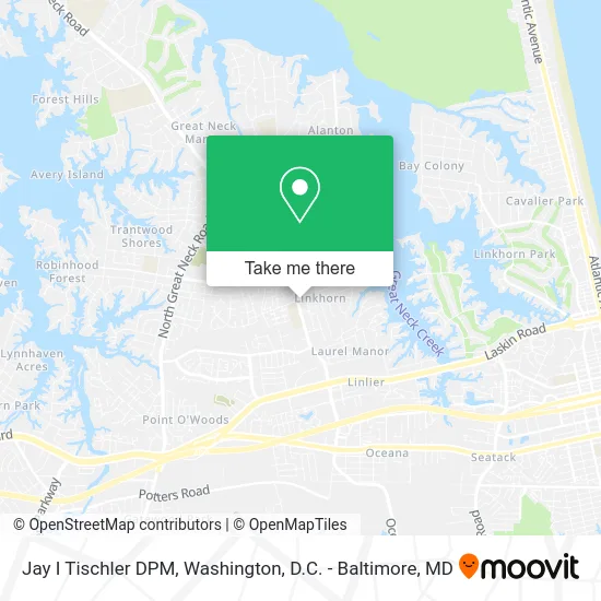 Jay I Tischler DPM map