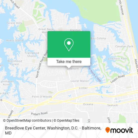 Breedlove Eye Center map
