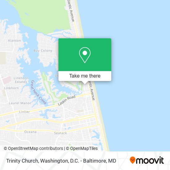 Trinity Church map