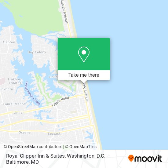 Royal Clipper Inn & Suites map