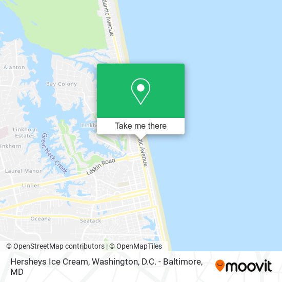 Hersheys Ice Cream map