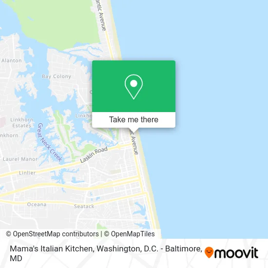 Mama's Italian Kitchen map