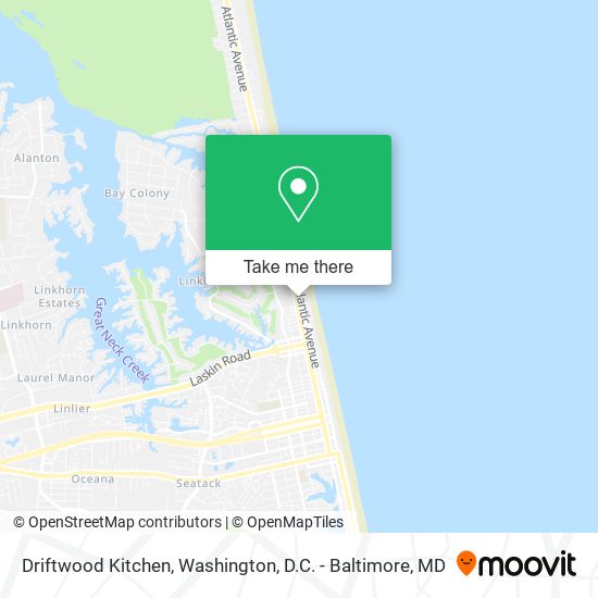 Driftwood Kitchen map