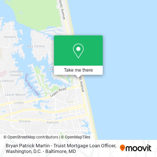 Bryan Patrick Martin - Truist Mortgage Loan Officer map