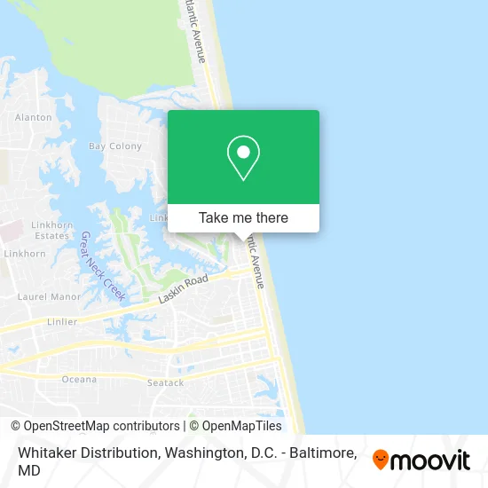 Whitaker Distribution map