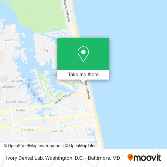 Ivory Dental Lab map