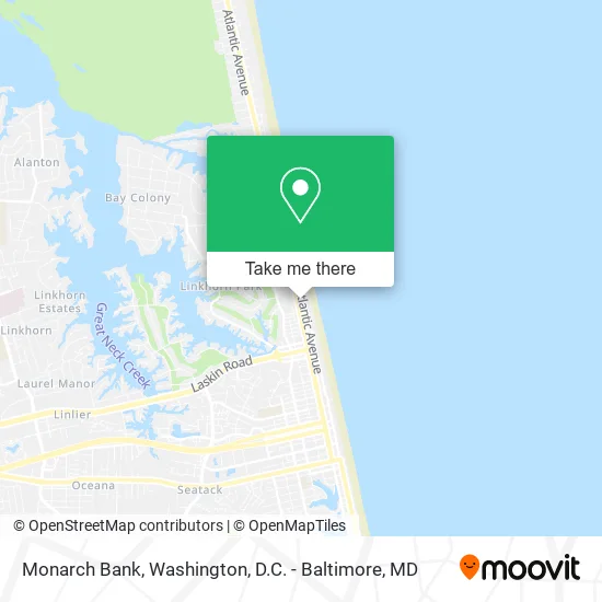 Monarch Bank map