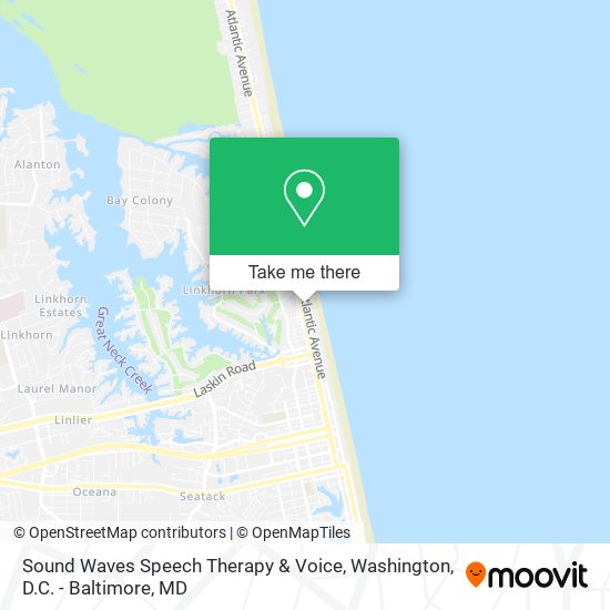 Mapa de Sound Waves Speech Therapy & Voice