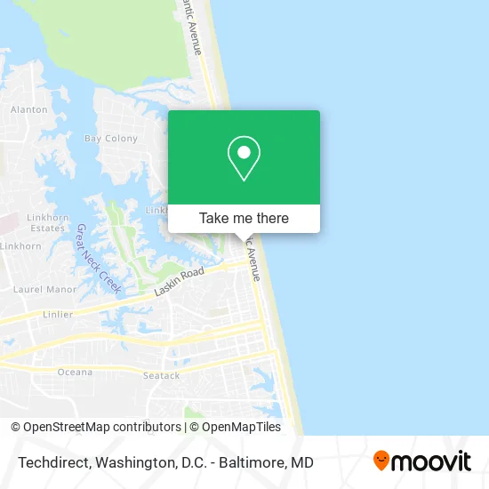 Techdirect map