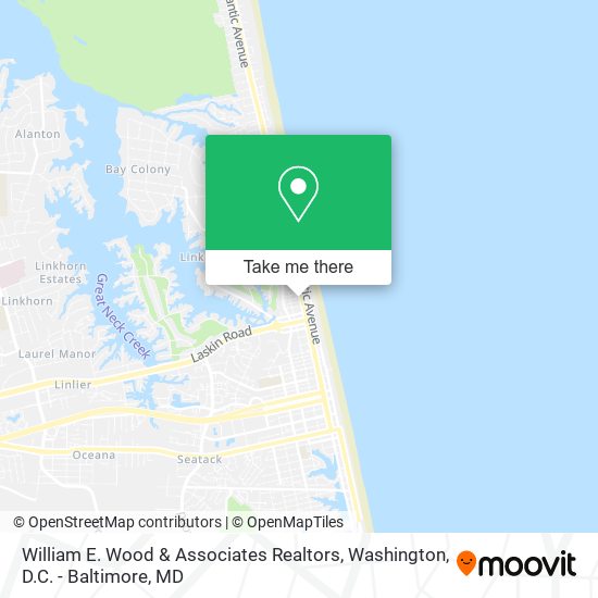 William E. Wood & Associates Realtors map