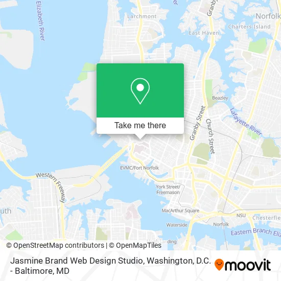 Jasmine Brand Web Design Studio map