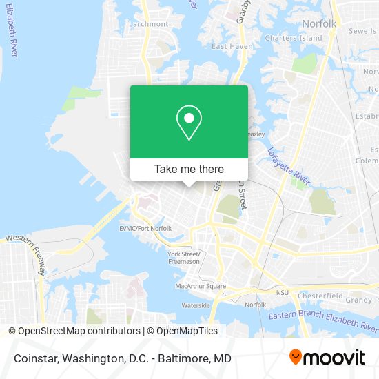 Coinstar map