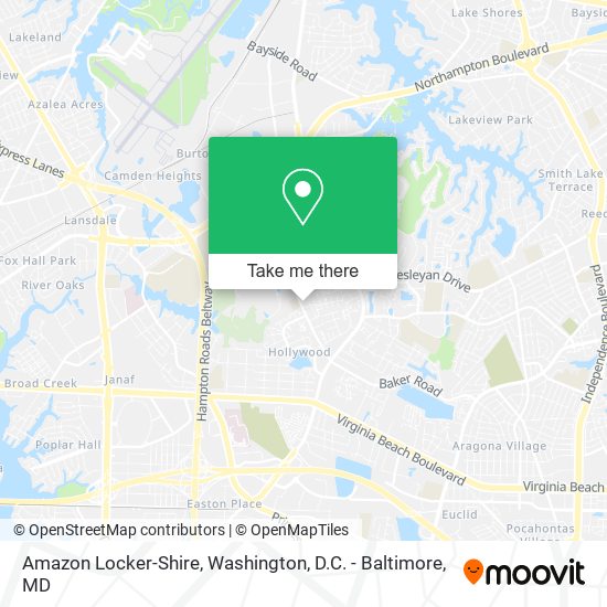 Amazon Locker-Shire map
