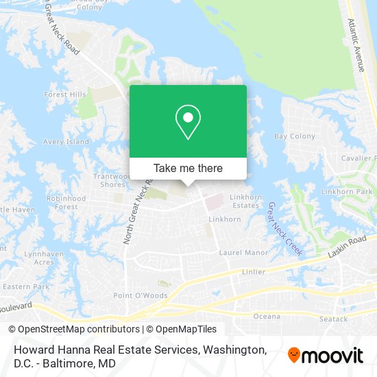 Howard Hanna Real Estate Services map