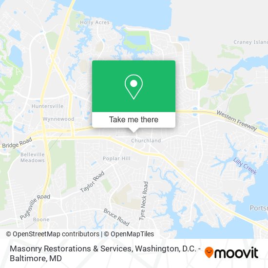 Masonry Restorations & Services map