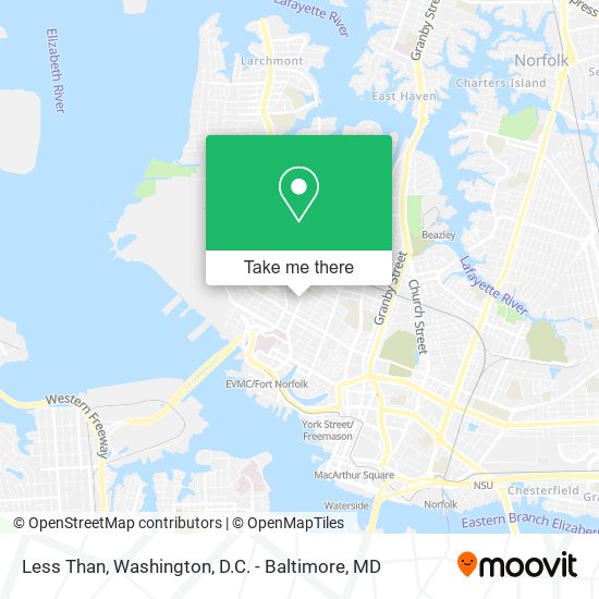 Less Than map