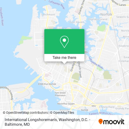 International Longshoreman's map