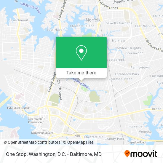 One Stop map