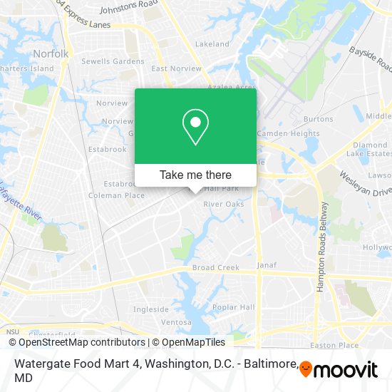 Watergate Food Mart 4 map