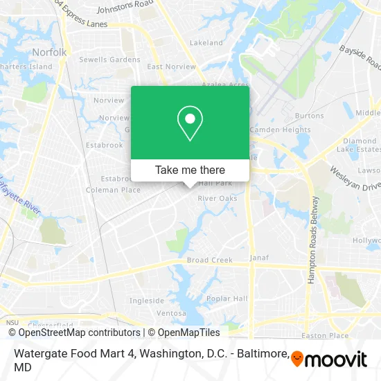 Watergate Food Mart 4 map