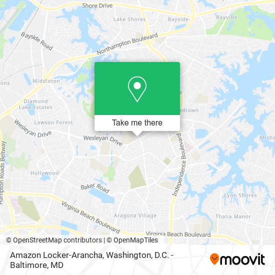 Mapa de Amazon Locker-Arancha