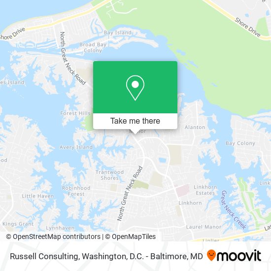 Russell Consulting map