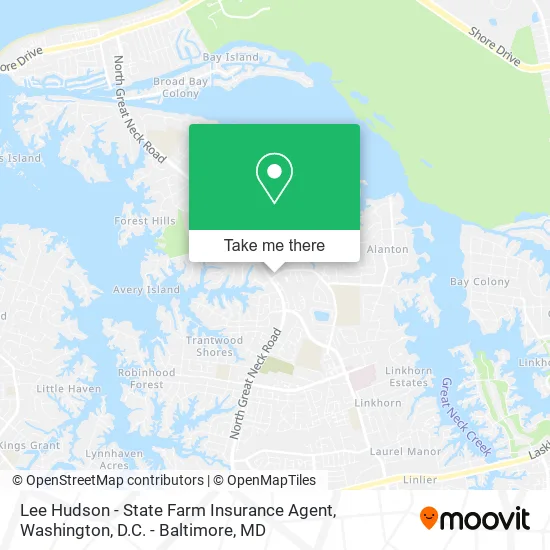Lee Hudson - State Farm Insurance Agent map
