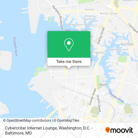 Cybercriter Internet Lounge map