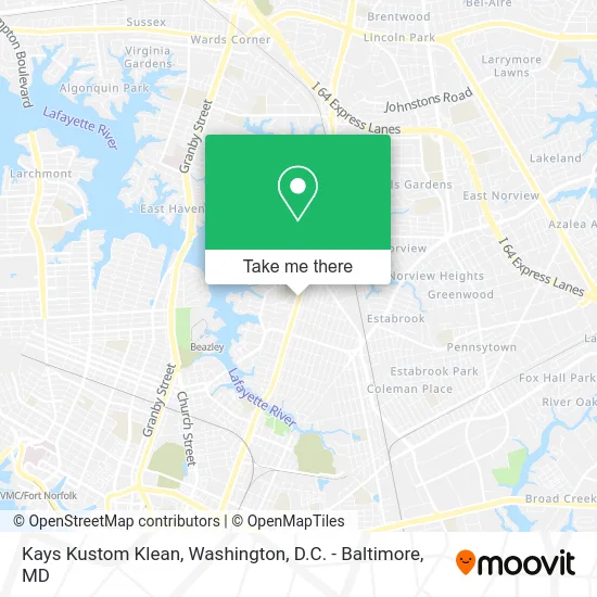 Kays Kustom Klean map