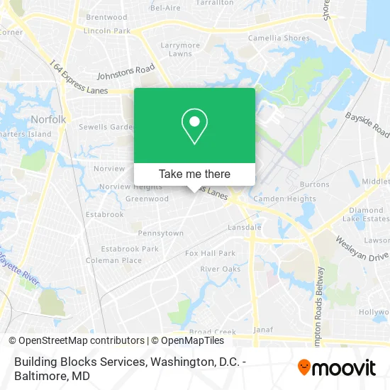 Building Blocks Services map