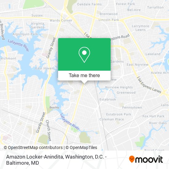 Amazon Locker-Anindita map