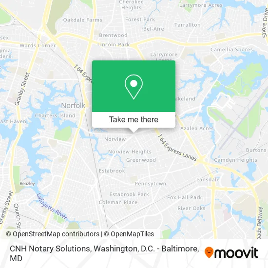 CNH Notary Solutions map