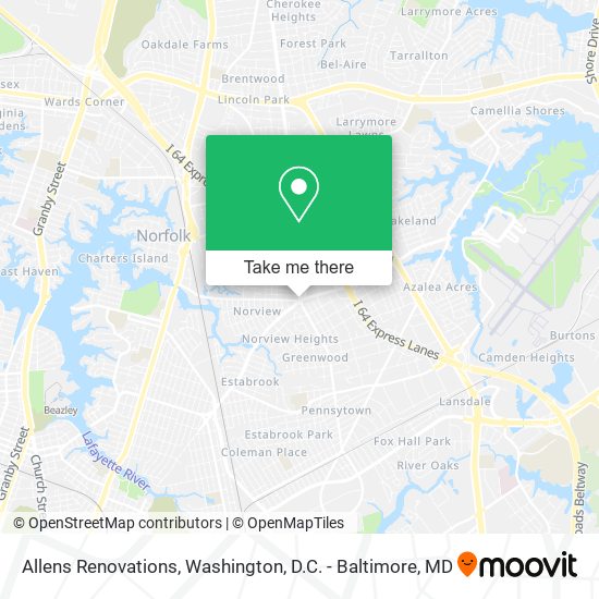 Mapa de Allens Renovations