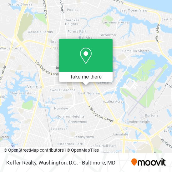 Keffer Realty map