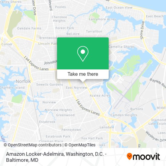 Amazon Locker-Adelmira map
