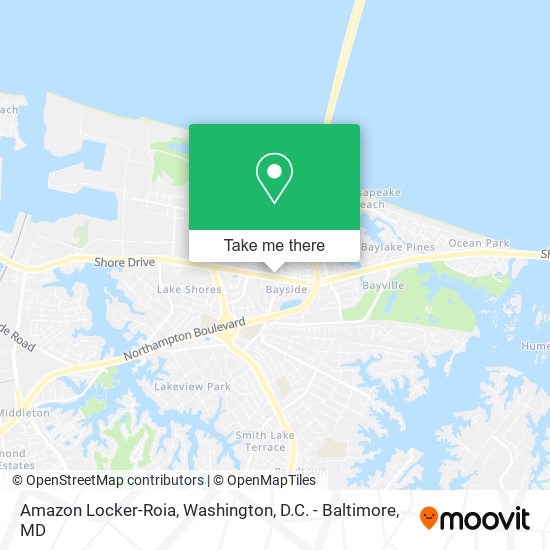 Mapa de Amazon Locker-Roia