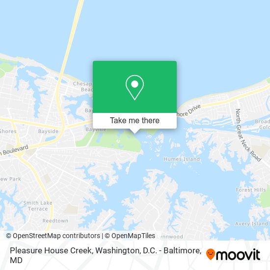Pleasure House Creek map