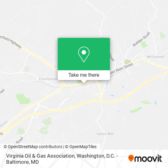 Virginia Oil & Gas Association map