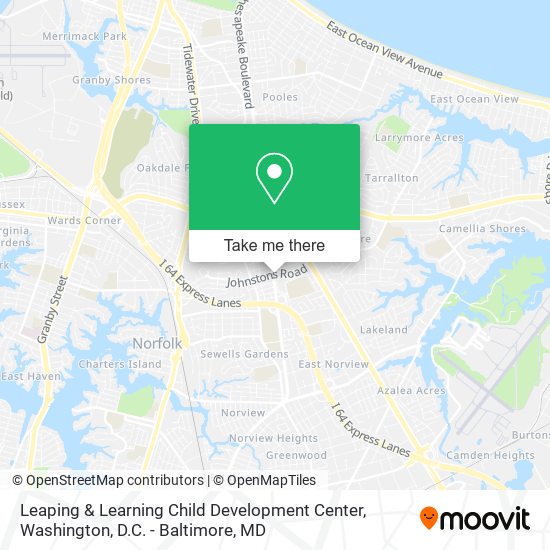 Mapa de Leaping & Learning Child Development Center
