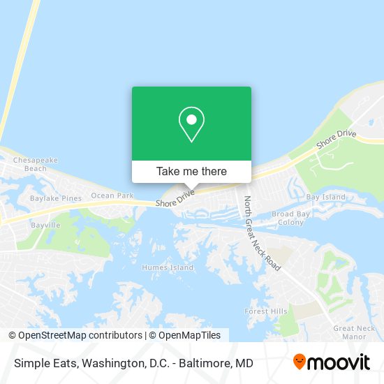 Mapa de Simple Eats