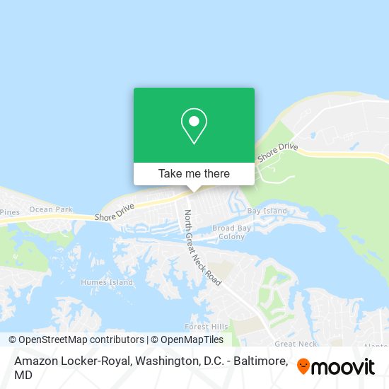 Amazon Locker-Royal map